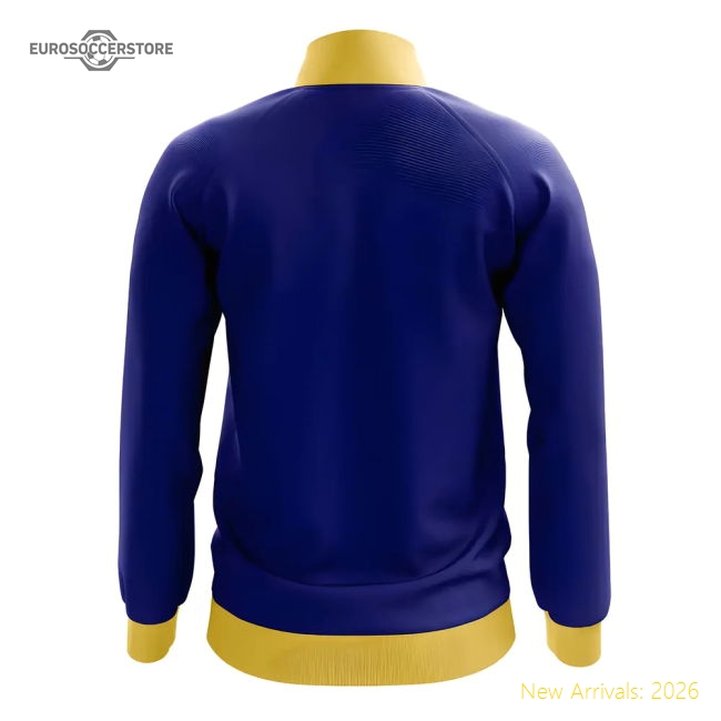Club America Concept Football Track Jacket (Navy)-Football Jersey Hub