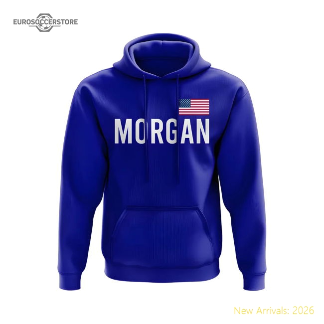 Alex Morgan USA Name Hoody (Royal Blue)-Football Jersey Hub