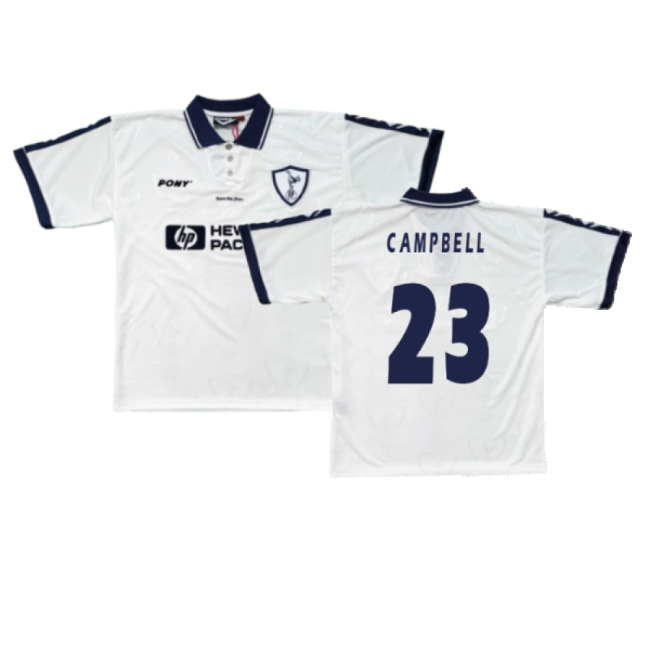 1995-1997 Tottenham Home Pony Shirt (Campbell 23)-Football Jersey Hub