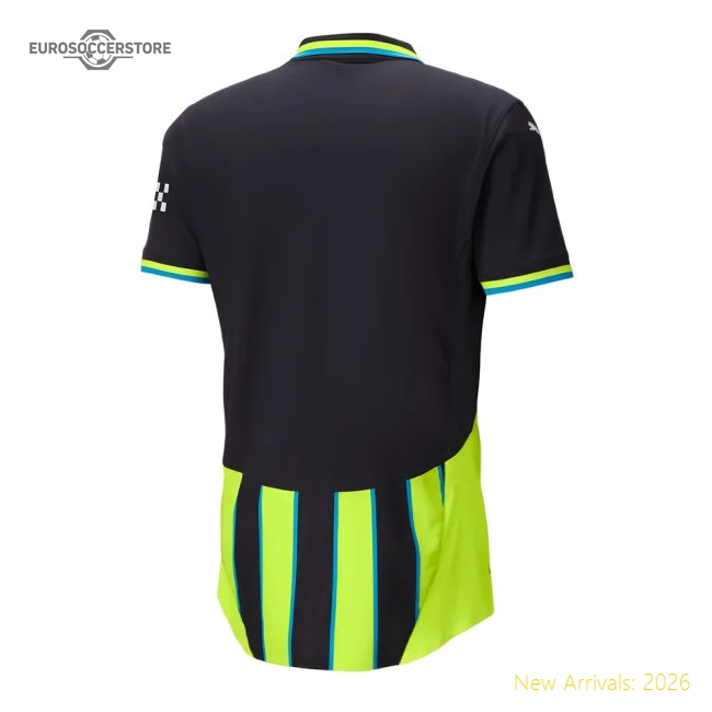 2024-2025 Man City Away Authentic Shirt w/packaging-Football Jersey Hub