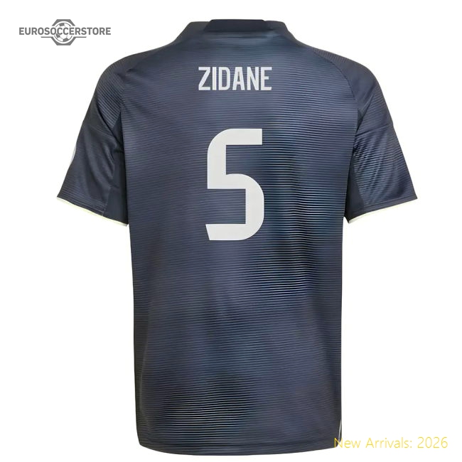 2025-2026 Real Madrid Away Shirt (Kids) (Zidane 5)-Football Jersey Hub