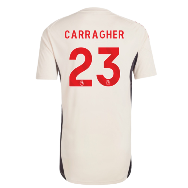 2025-2026 Liverpool Training Jersey (White) (Carragher 23)-Football Jersey Hub