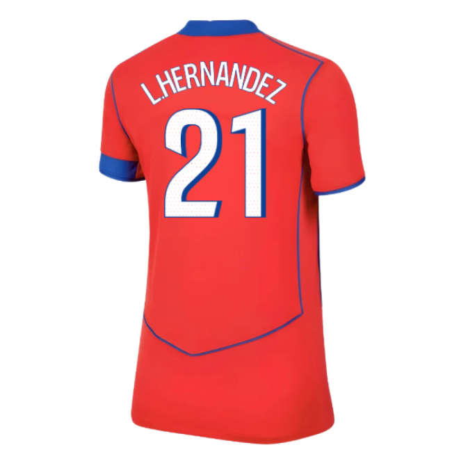 2025-2026 PSG Third Shirt (Womens) (L.Hernandez 21)-Football Jersey Hub