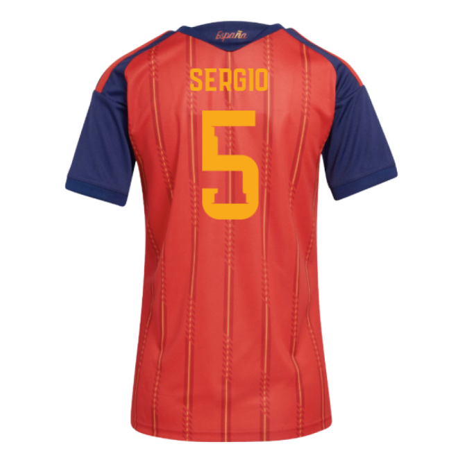 2026-2027 Spain Home Shirt (Womens) (Sergio 5)-Football Jersey Hub