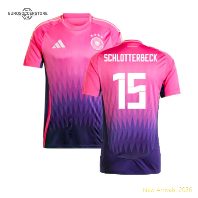 2024-2025 Germany Away Shirt (Schlotterbeck 15)-Football Jersey Hub