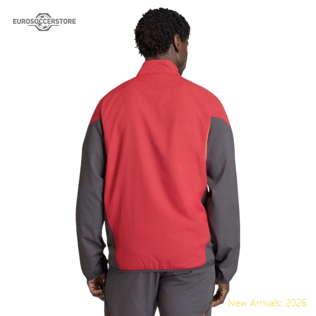 2025-2026 Liverpool Presentation Jacket (Strawberry Red)-Football Jersey Hub