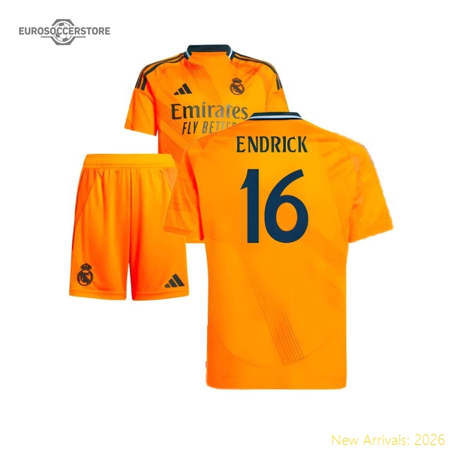 2024-2025 Real Madrid Away Youth Kit (Endrick 16)-Football Jersey Hub