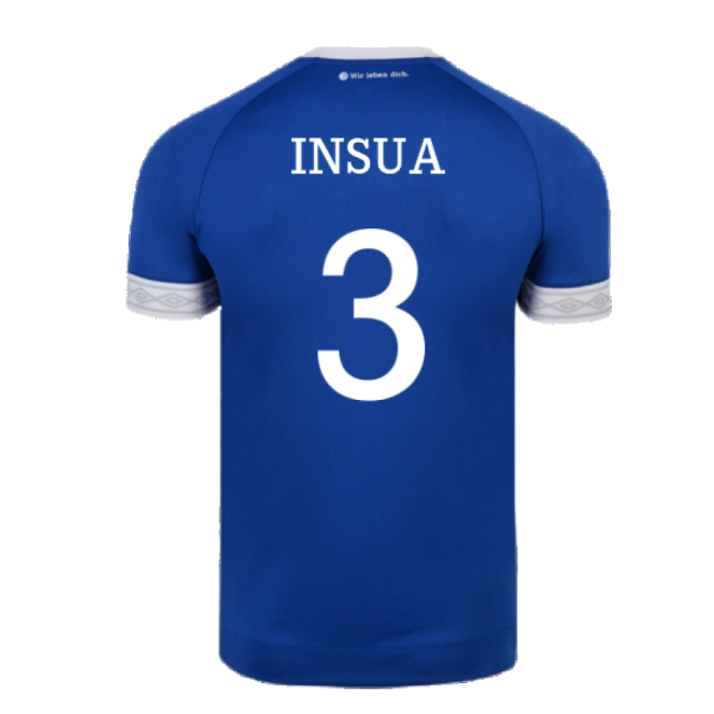 Schalke 2018-19 Home Shirt ((Mint) XXL) (Insua 3)-Football Jersey Hub
