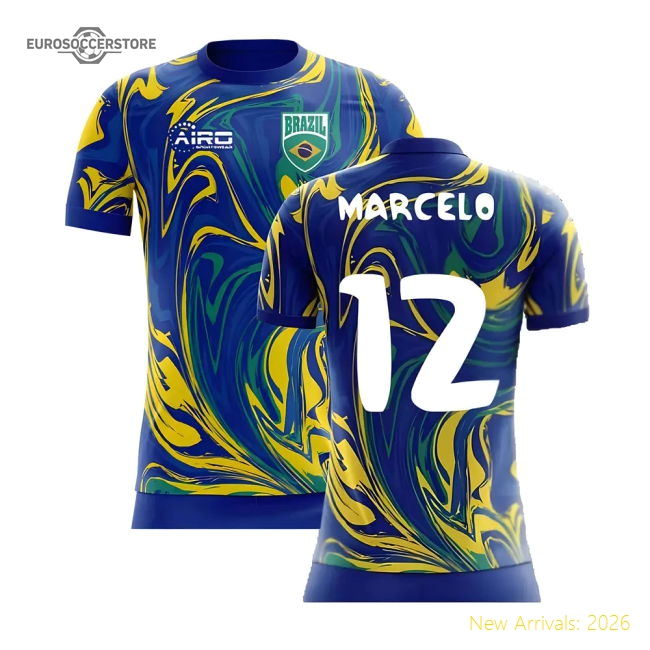2025-2026 Brazil Away Concept Shirt (Marcelo 12)-Football Jersey Hub