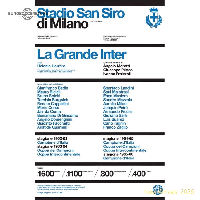 Pennarello: La Grande Inter 1965 - White-Football Jersey Hub