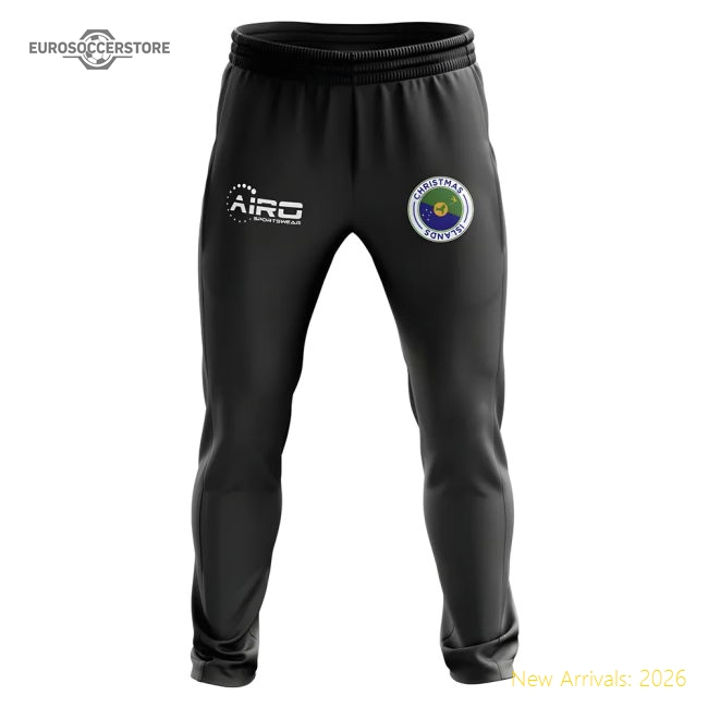 Christmas Islands Concept Football Training Pants (Black)-Football Jersey Hub