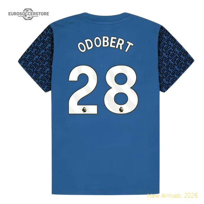 Tottenham Hotspur Graphic T-shirt (Blue) - Kids (Odobert 28)-Football Jersey Hub
