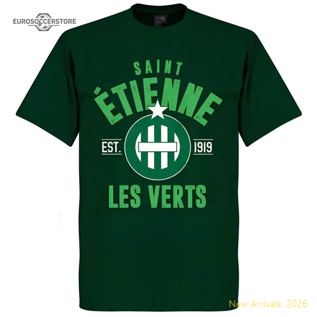 Etienne Established T-shirt - Bottle Green-Football Jersey Hub