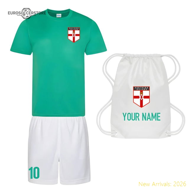 Personalised Northern Ireland Training Kit Package-Football Jersey Hub