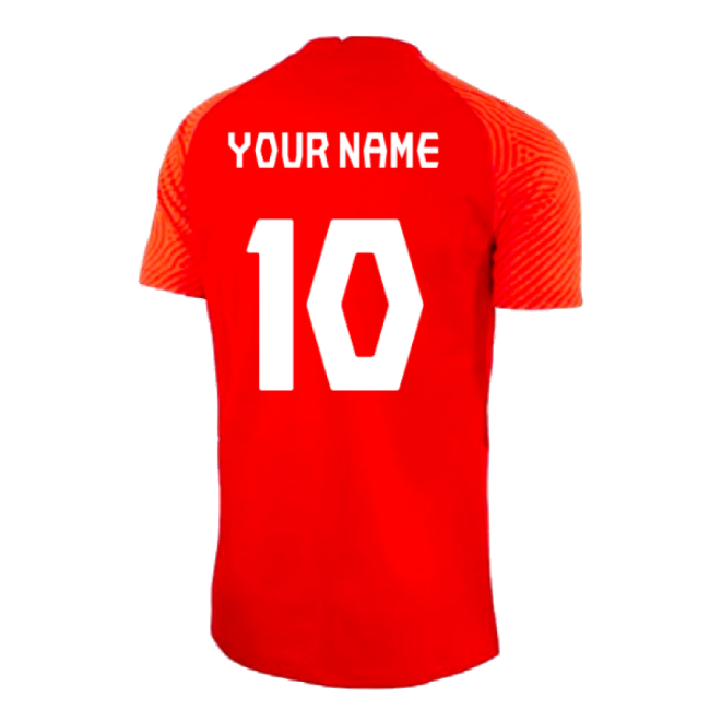 2022-2023 Canada Home Shirt (Your Name)-Football Jersey Hub