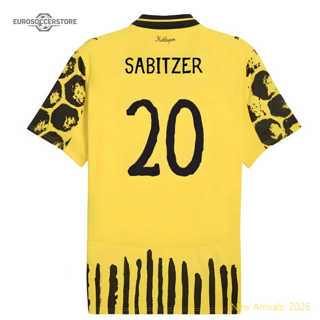2025-2026 KIDSUPER x Borussia Dortmund CWC Home Shirt (Sabitzer 20)-Football Jersey Hub