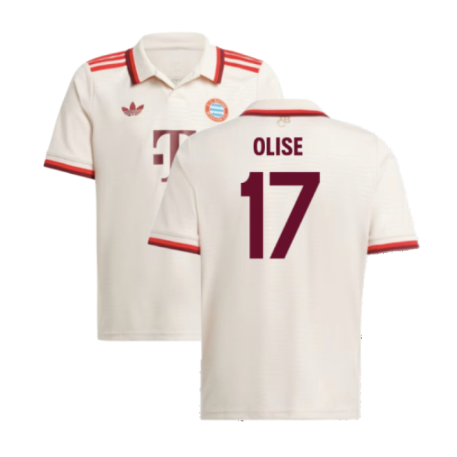 2024-2025 Bayern Munich Third Shirt (Kids) (Olise 17)-Football Jersey Hub