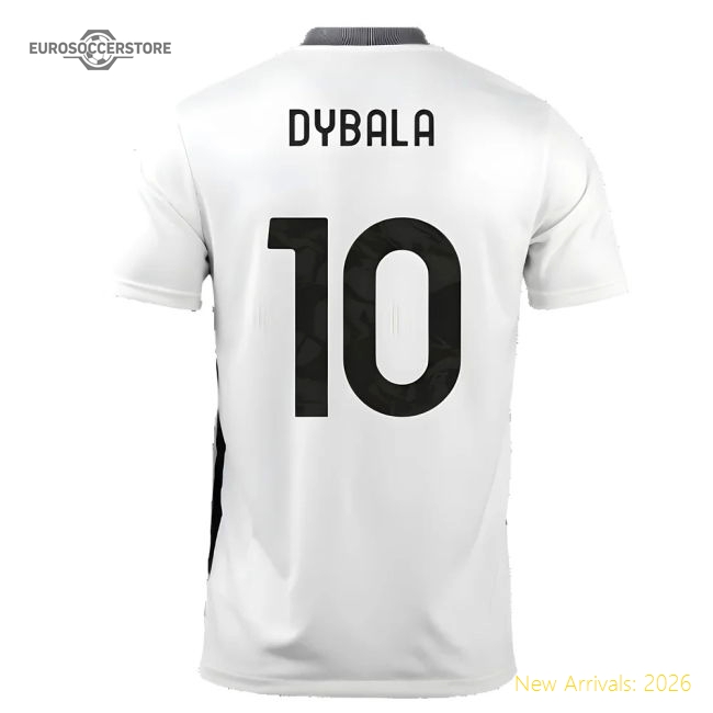 2021-2022 Juventus Training Shirt (White) (DYBALA 10)-Football Jersey Hub