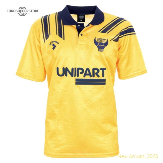 1991-1993 Oxford United Home Retro Shirt-Football Jersey Hub