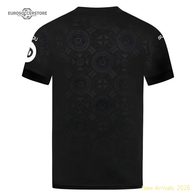 2025-2026 Wolves Goalkeeper Home Shirt (Black)-Football Jersey Hub