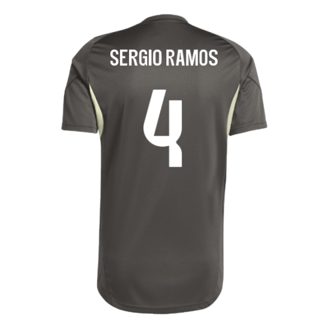 2025-2026 Real Madrid Training Jersey (Utility Grey) (Sergio Ramos 4)-Football Jersey Hub