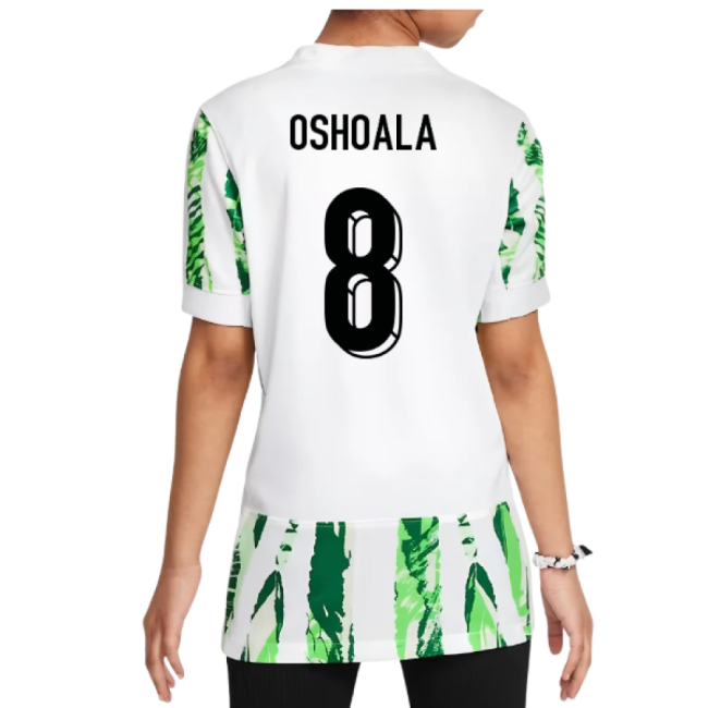2025-2026 Nigeria Womens Team Away Shirt (Kids) (Oshoala 8)-Football Jersey Hub