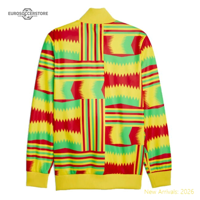 2023-2024 Ghana FtblCulture Track Jacket (Yellow)-Football Jersey Hub