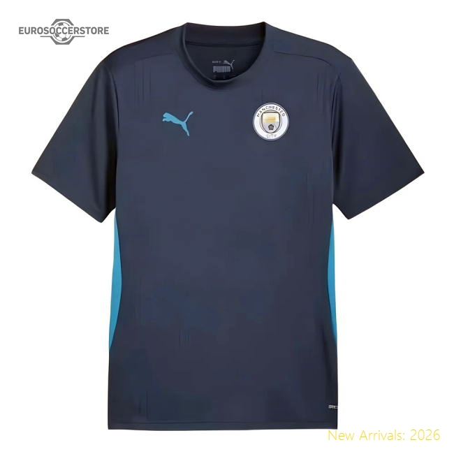 2024-2025 Man City Training Shirt (Inky Blue)-Football Jersey Hub