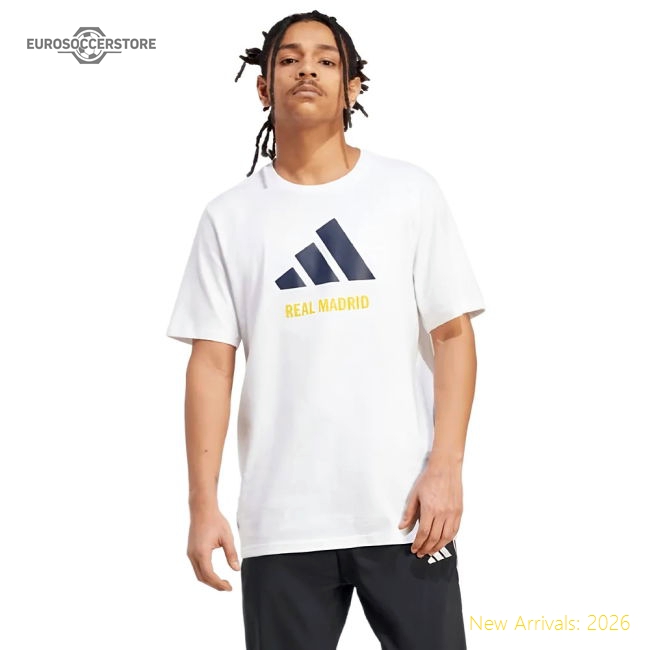 2025-2026 Real Madrid Seasonal Graphic Tee (White)-Football Jersey Hub