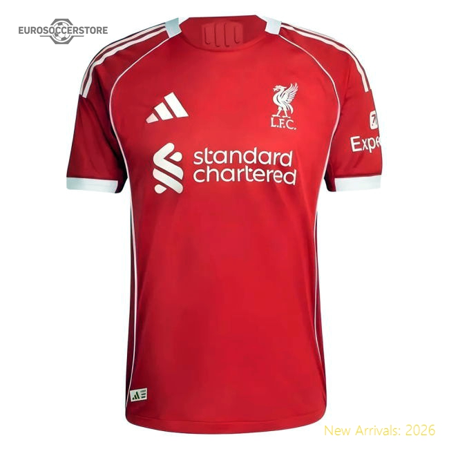 2025-2026 Liverpool Authentic Home Shirt-Football Jersey Hub