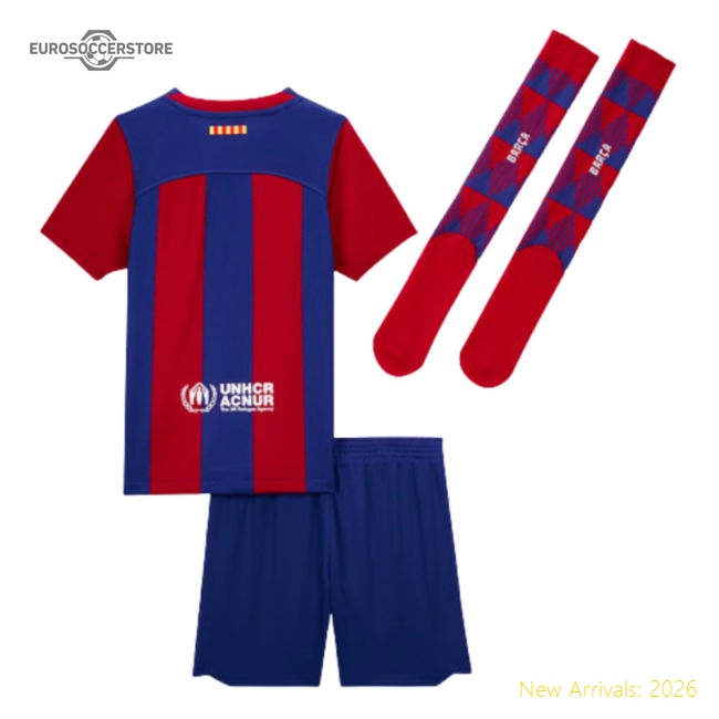 2023-2024 Barcelona Home Mini Kit (Your Name)-Football Jersey Hub