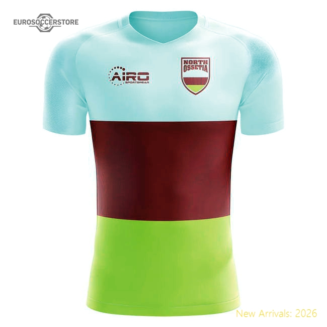 2025-2026 North Ossetia Home Concept Football Shirt - Womens-Football Jersey Hub