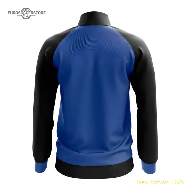 Estonia Concept Football Track Jacket (Blue) - Kids-Football Jersey Hub