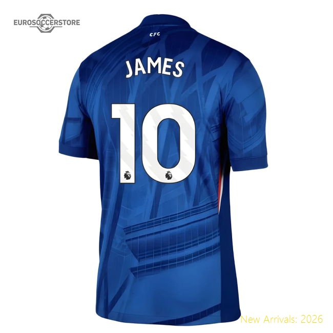 2025-2026 Chelsea Home Shirt (James 10)-Football Jersey Hub