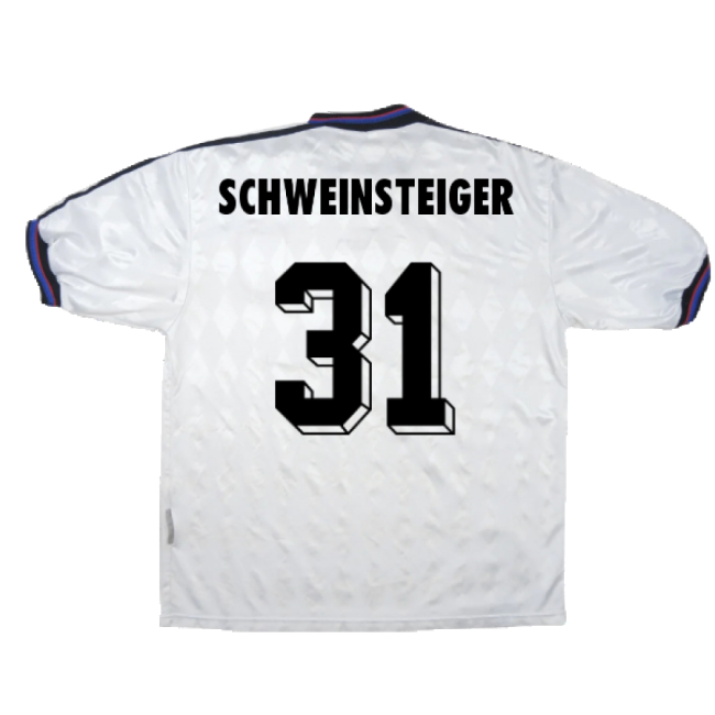 Bayern Munich 1996-98 Away Shirt ((Very Good) S) (Schweinsteiger 31)-Football Jersey Hub
