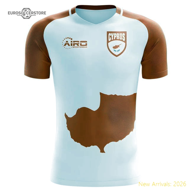 2025-2026 Cyprus Flag Home Concept Football Shirt-Football Jersey Hub