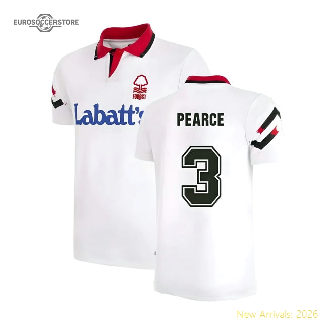 1992-1993 Nottingham Forest Away Retro Shirt (Pearce 3)-Football Jersey Hub