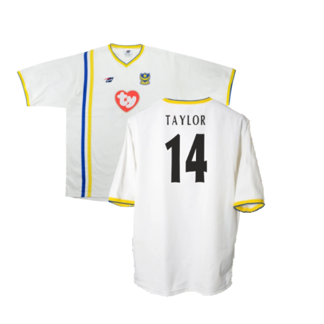 Portsmouth 2004-05 Third Shirt ((Excellent) 3XL) (Taylor 14)-Football Jersey Hub