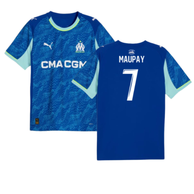 2025-2026 Marseille Third Shirt (Maupay 7)-Football Jersey Hub