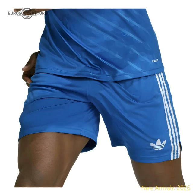 2025-2026 Real Madrid Third Shorts (Blue)-Football Jersey Hub