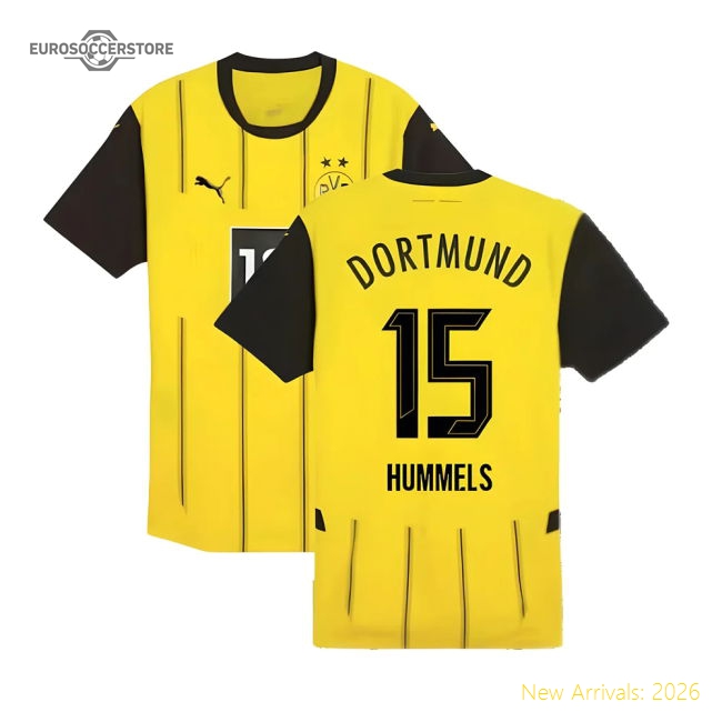 2024-2025 Borussia Dortmund Authentic Home Shirt (Hummels 15)-Football Jersey Hub
