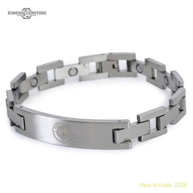 Manchester City FC Engraved Bracelet-Football Jersey Hub