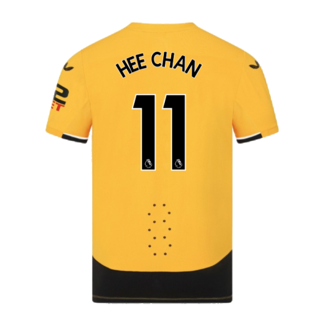 2022-2023 Wolves Home Pro Jersey (HEE CHAN 11)-Football Jersey Hub