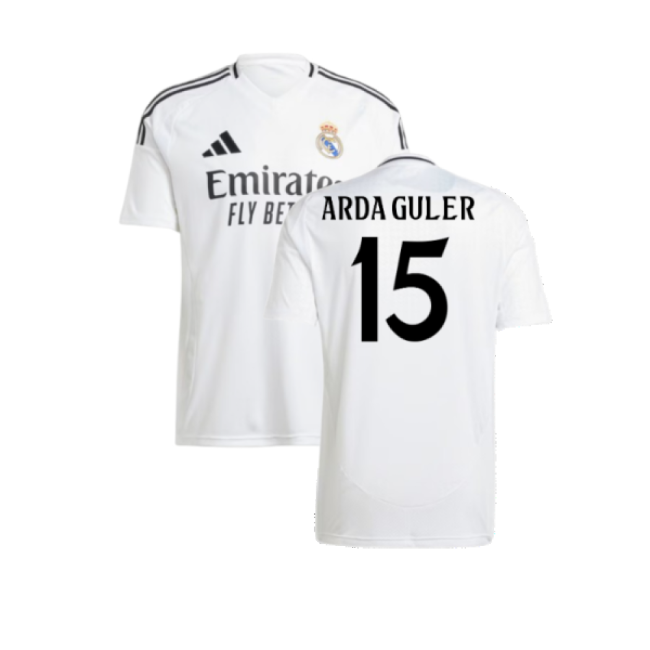 2024-2025 Real Madrid Home Shirt (Arda Guler 15)-Football Jersey Hub