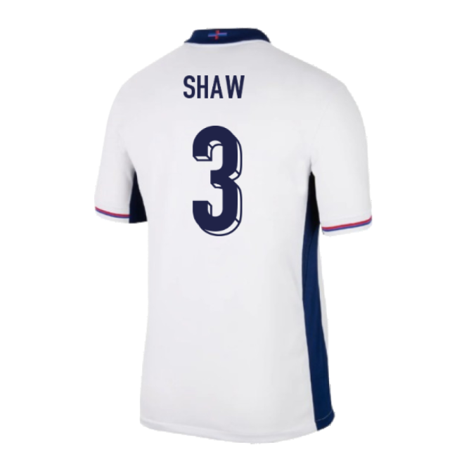 2024-2025 England Home Shirt (Shaw 3)-Football Jersey Hub