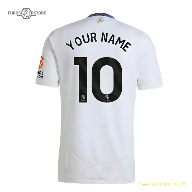 2024-2025 Aston Villa Away Shirt (Your Name)-Football Jersey Hub