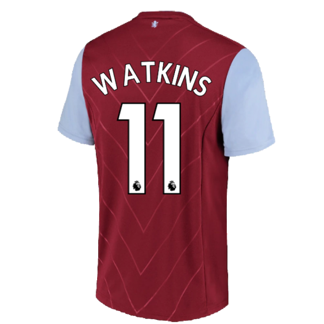 2022-2023 Aston Villa Home Shirt (WATKINS 11)-Football Jersey Hub