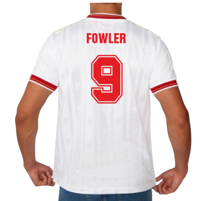 1986 Liverpool Away Crown Paints Retro Shirt (FOWLER 9)-Football Jersey Hub