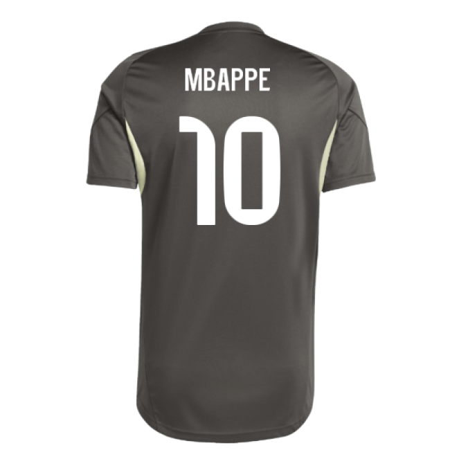 2025-2026 Real Madrid Training Jersey (Utility Grey) (Mbappe 10)-Football Jersey Hub