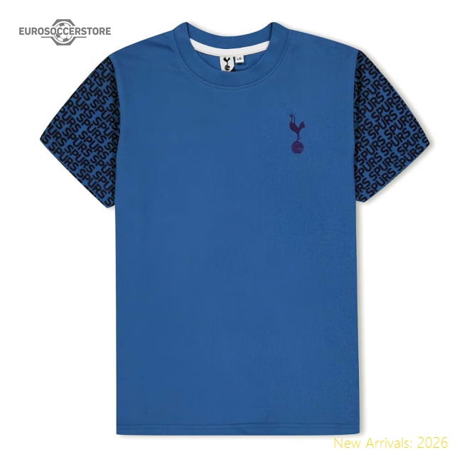 Tottenham Hotspur Graphic T-shirt (Blue) - Kids-Football Jersey Hub